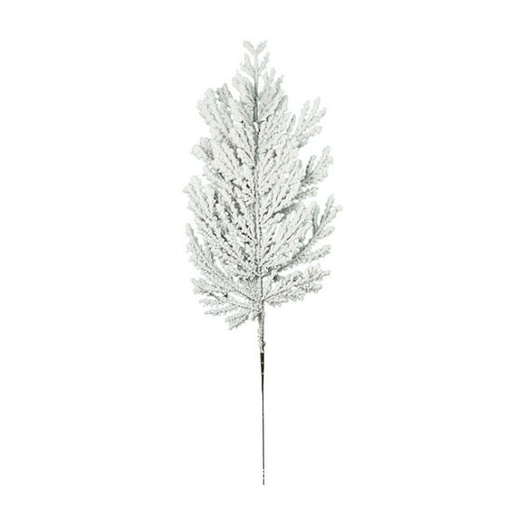 EDHITNR Clearance 10 Pcs Simulation Plant Christmas Tree Decoration Cedar Leaf Flocking Christmas Holiday Decoration New Black and Friday Deals