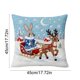 thumbnail image 3 of Funda de almohada de algodón, esencial para dormitorio, fundas de almohada navideñas de 45 x 45 cm, fundas decorativas de tela suave con cremallera oculta para decoración del hogar, almohadas, artícul, 3 of 6