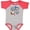 Heather and Red, variant on My First Fourth of July- Eagle Boys or Girls Baby Bodysuit