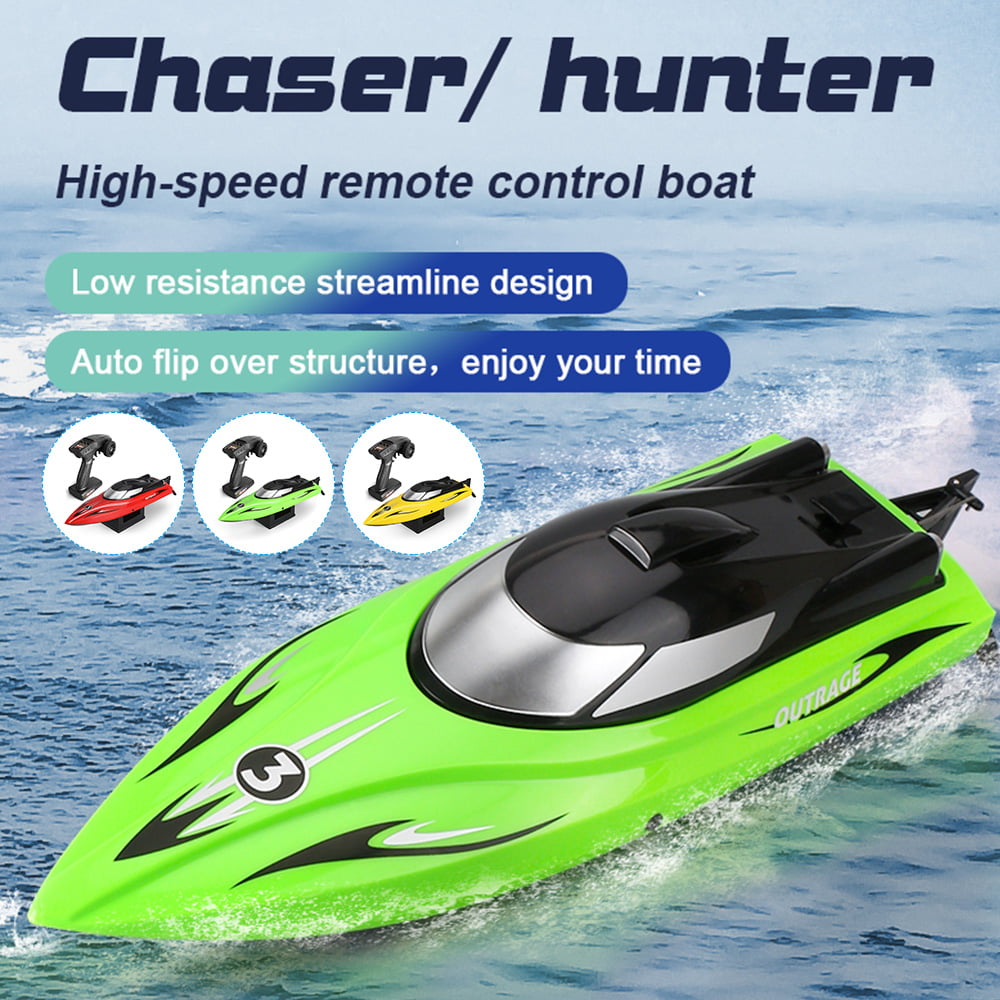2.4Ghz RC Boat Self-Righting Remote Control Electric Toy Boats For Kids Or Adult 