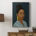 thumbnail image 5 of Figure in Yellow Earring Premium Gallery Wrapped Canvas - Ready to Hang, 5 of 9