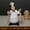 B, variant on Italian Chef Figurines Kitchen Decor with Chef Chalkboard Counter Top Chef Figurine Collectible Kitchen Chef Decor Statue B7121A-03