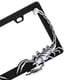 Diamond Plate License Plate Frame - Die Cast Metal, Universal Fit For 6x12 Inch Plates