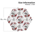 thumbnail image 2 of KLL Drink Coasters Set Hexagon of 4,PU Leather Absorbent Coasters Set Decorative Coffee Cup Coasters Housewarming Gift for Home Decor-Koi Fish, 2 of 5