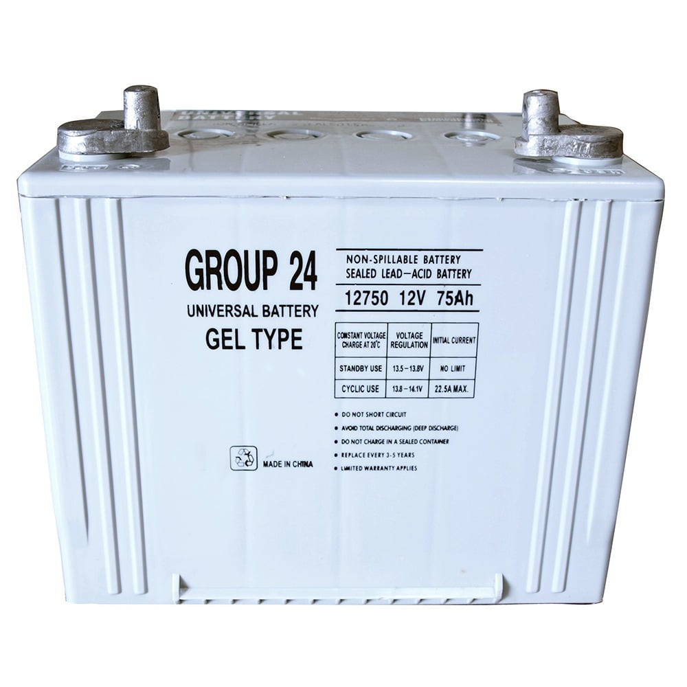 Group 24 Gel Type Battery 12V 75Ah for Afikim Breeze GT Mobility