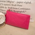 thumbnail image 4 of Faraee Women's Small Cosmetic Bag Elegant Roomy Makeup Bags Travel Waterproof Toiletry Wallet Pouch Pink, 4 of 5