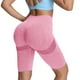 thumbnail image 1 of TaTaai Women's High Waisted Seamless Biker Shorts Butt Lifting Solid Yoga Shorts 5 Inch Inseam Tummy Control Athletic Gym Workout Fitness Gift, 1 of 8