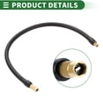 thumbnail image 6 of Unique Bargains 1pc 19.69" Tire Inflator Extension Tube 0.305inx32TPI Rubber Gold Tone Connector for Car Motorcycle Bike, 6 of 6