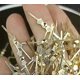 thumbnail image 3 of 100pcs-Pack 33mm Chandelier lamp Part connectors chlips Bowtie pins for Fastening Crystals Bead Parts Chandelier Replacements Lighting Accessories (Go, 3 of 4