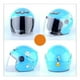 thumbnail image 1 of Casco De Bicicleta Para Niños Casco De Moto A Prueba De Viento Cálido Para Niños Ergonómico Para Invierno, 1 of 3