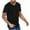 *1-Black, variant on No Boundarie Men's Plus V-Neck Breathable Short Sleeve T-Shirt,Summer Lightweight Basic Tops For Men,Sky Blue,S-5XL