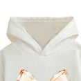 thumbnail image 6 of Tdoqot Toddler Girls Outfit Sets- Cotton Long Sleeve Casual Cute Hoodie and Flare Jeans Kids Spring Clothes White Size 4 T, 6 of 6