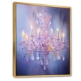 thumbnail image 2 of Designart "Chandelier delicate Glow I" Glam Floater Framed Canvas Print, 2 of 7