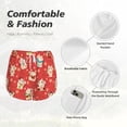 thumbnail image 4 of Balery Japanese Maneki Cats Pantalones cortos deportivos para mujer con forro y dos bolsillos, elásticos, para entrenamiento, gimnasio, yoga-Small, 4 of 7