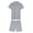 Stone Harbor Grey, variant on Saint Eve Kids Boys 2-Piece Terry Set – Short Sleeve Notch Collar Top and Pull-On Shorts with Pockets – Lightweight Relaxed Fit Summer Outfit or Swim Cover-Up, Orange, 5T