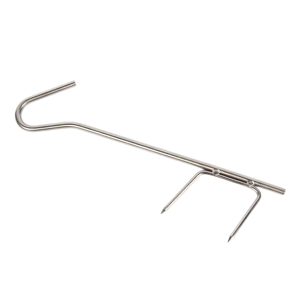 10PcsSm0k1ngHooks Set Hooks for Fish Smoking, Stainless Steel Fishing Hooks
