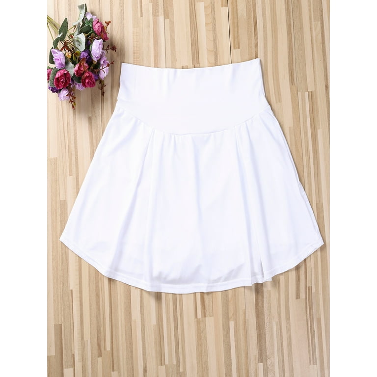 Plus size shop white skirt yoga