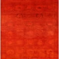 thumbnail image 1 of Ahgly Company Indoor Square Mid-Century Modern Red Oriental Area Rugs, 5' Square, 1 of 6
