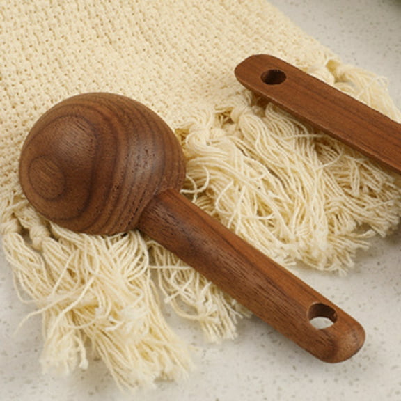 Travelwant 4Packs Coffee Spoon in Beech Coffee Scoop Wood Coffee Measure Scoop Wooden Table Spoon Coffee Ground Wood Tablespoon for Measuring Coffee Beans Tea