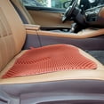 thumbnail image 4 of Car Seat Cushion for Driver 16.54x16.54 in Piece Comfort Seat Cushion Summer Cooling Car Seat Cushion Hollow Breathable Truck Seat Cushion For All Season, 4 of 8