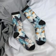 thumbnail image 5 of KLL Butterflys Print Cool Socks Men's Women's Crew Socks Funny Crazy Novelty Stockings, 5 of 6