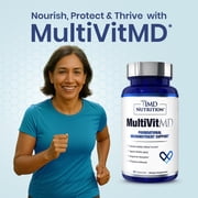 1MD Nutrition MultiVitMD Daily Multivitamin for Adults 50+ | 19 Essential Vitamins & Minerals | Supports Healthy Aging & Immune Health | 30 Capsules