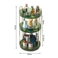 thumbnail image 4 of CSChome Makeup Storage Shelf Makeup Storage Shelf High Capacity Multi Layered Stable Base Raised Edge 360 Degree Rotating, 4 of 7