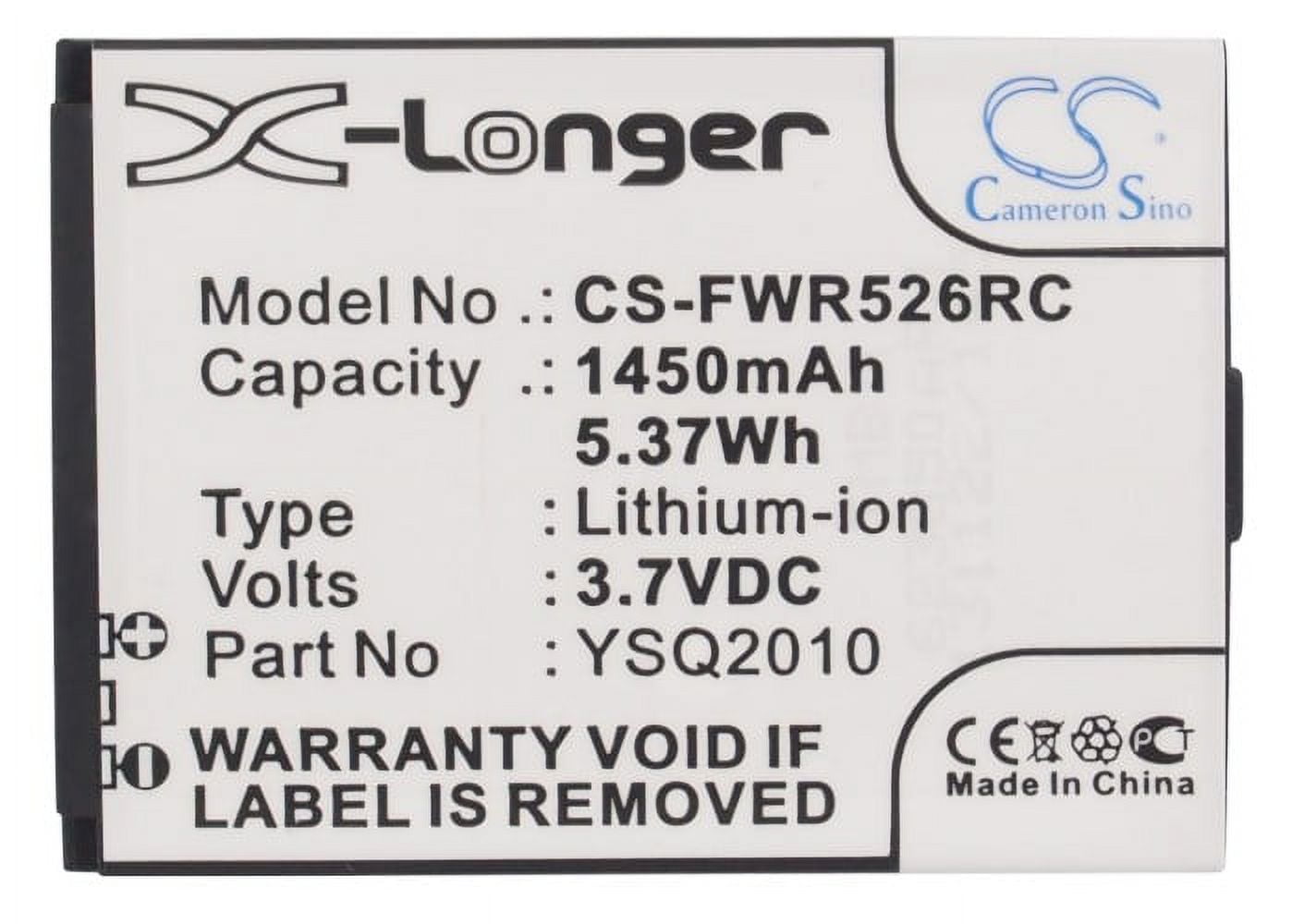 Replacement Battery for Franklin Wireless R526,R526A,R536,PN