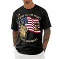 thumbnail image 6 of FUZHIQ Men's 250th Anniversary Famous Architecture Print T-Shirt 1776-2026 American Flag Print Short Sleeve Crew Neck Casual Independence Day Tee,M, 6 of 6