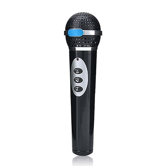 mwptoo Simulation Karaoke Microphone for Kids,Portable Handheld Karaoke Mic Built-in Music Funny Toy
