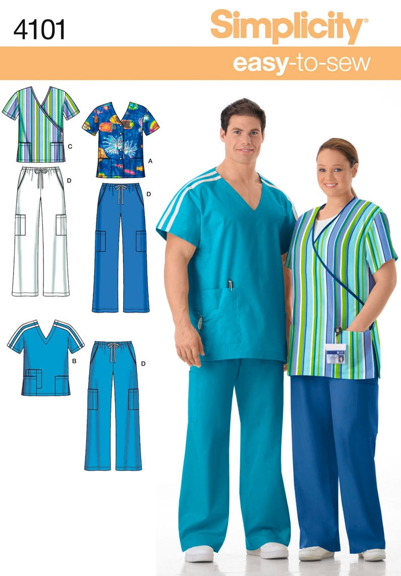 scrub top pattern mccalls scrub top pattern mccalls