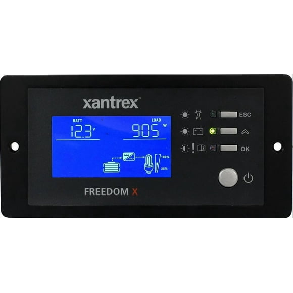 Xantrex Télécommande Onduleur 808-0817-01 Freedom X; pour Onduleurs Freedom X et Freedom XC; Écran LCD