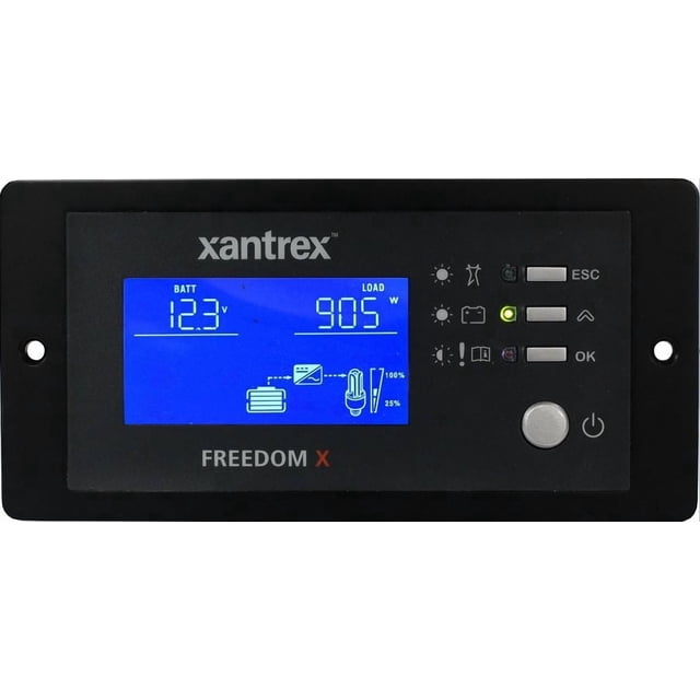 Xantrex Power Inverter Remote Control 808-0817-01 Freedom X; For Freedom X And Freedom XC Inverters; LCD Display