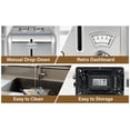 thumbnail image 6 of Wehilion 2-Slice Toaster with 1.5 inch Wide Slot, 5 Browning Setting and 3 Function: Bagel, Defrost & Cancel, Retro Stainless-Steel Style, Toast Bread Machine with Removable Crumb Tray, Silver, 6 of 11