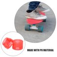 thumbnail image 4 of Miangastore Tapis de Planche à Roulettes Antichoc Pads d'Absorption des Chocs Rouge PU pour Débutants 8 Pcs, 4 of 9