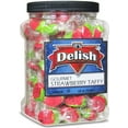 thumbnail image 4 of Gourmet Red Strawberry Flavored Taffy Chews by Its Delish  18 Oz Jumbo Reusable Container Jar  Chewy Fluffy Individually Wrapped Sweet & Juicy Soft Candy Taffies, 4 of 7