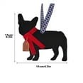 thumbnail image 2 of Fmbmuo 1 Pcs Christmas Tree Ornaments Dog Pendant Black Shatterproof Decorations Monochrome Wood Minimalist Home Decor Xmas Tree Decorations, 2 of 2