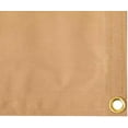 Tarps Waterproof Canvas Tarp, (6' x 10') with Brass Grommets Heavy