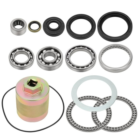 M MATI Front Differential Bearing Seal Kit Nut Tool for Kawasaki Brute Force 650 750 Prairie 360 650 700 KVF