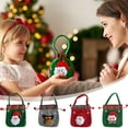 thumbnail image 7 of LanSuare Christmas Gift Doll Bags with Handles, Santa Claus Doll Gift Reusable Non-Woven Fabric Xmas Eve Candy Storage Bags, Suitable for Xmas Festival Birthday Party Favor, 15"x7" Gray, 7 of 7