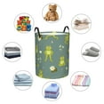 thumbnail image 6 of Gaeub Cute Yoga Frogs Dirty Clothes Storage Basket, Toy Storage Bin for Storing Clothing, Diapers, Toys - Small, 6 of 8
