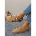 thumbnail image 5 of Women‘s Fashionable Hollow Out Closed Toe Slip On Slippers With Double Buckle Strap, 5 of 7