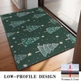 thumbnail image 3 of Dark Green Christmas Tree Pattern Door Rugs,Washable Non Slip Door Mats Indoor,Decorative Door Mats,Entry Mat Indoor for Entrance,Bedroom,Kitchen,Bathroom,20"x32", 3 of 6