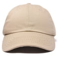 thumbnail image 3 of DALIX Plain Dad Hats 2 Pack Deal in Khaki, 3 of 6