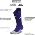 thumbnail image 2 of adidas Men's adizero Football Crew Socks (Team Collegiate Purple, XL), 2 of 8