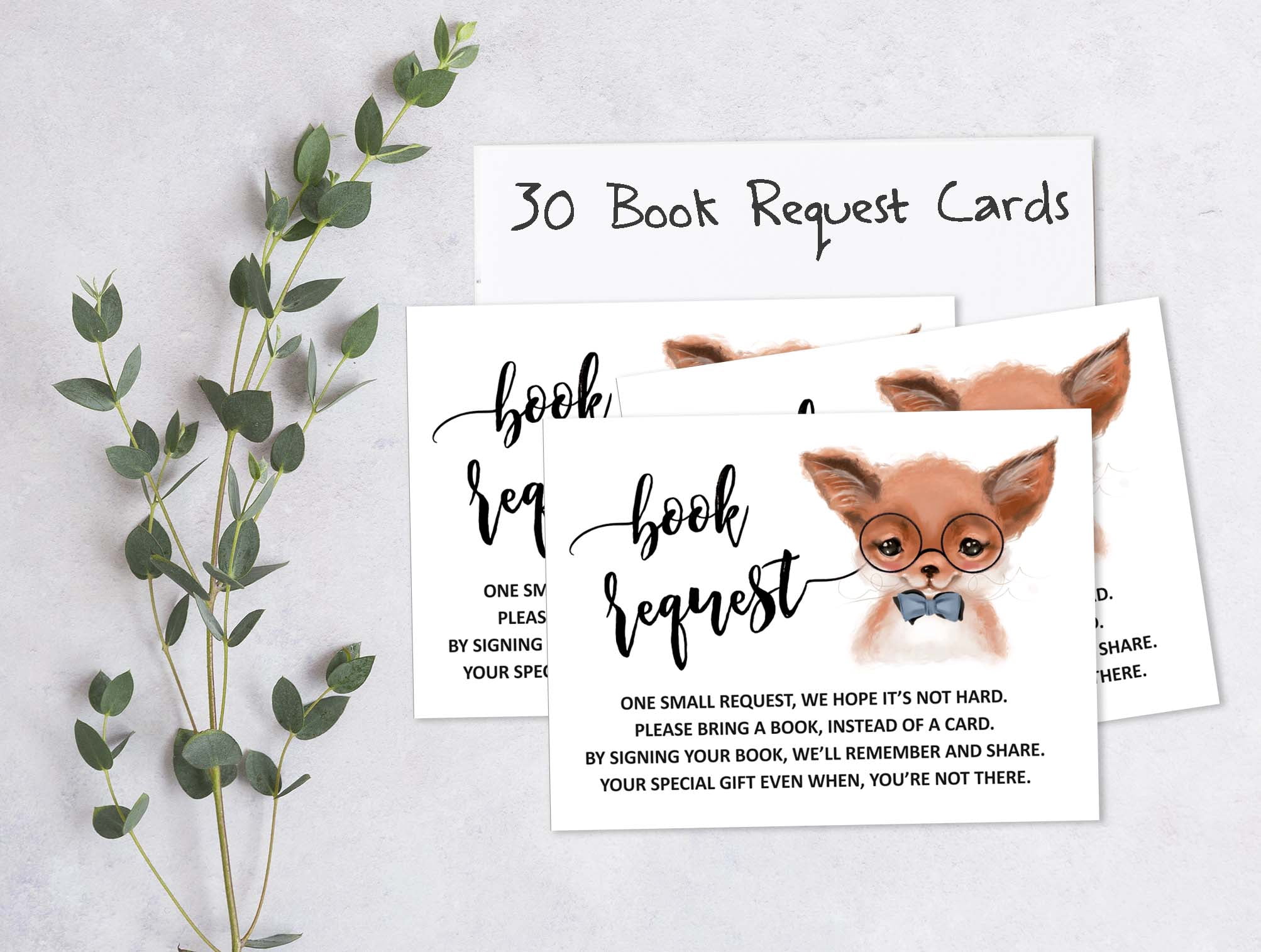 Inkdotpot Set Of 30Fox Baby Shower Invitations-Diaper Raffle Tickets And Baby Shower Book Request Cards Jungle Animals Invites Its A Boy Its A Girl
