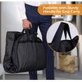 thumbnail image 2 of Bolsa para ropa MISSLO, tela Oxford impermeable de 43 pulgadas, negra, 2 of 8