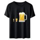 thumbnail image 4 of Blusa de mujer Oktoberfest Camiseta de cuello redondo Estampado de verano Jersey de manga corta Camiseta de mujer para hombre Tops Camisa Pompotops hfajkhk136107, 4 of 5