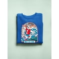 thumbnail image 3 of ICEE Surfing Wave Vibes - Cool Graphic Design Men's Sweatshirt, 3 of 4