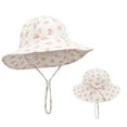 thumbnail image 1 of Chapeau de Plage à Rabat de Nuque Ajustable, Grand Bord, Été, Protection Upf 50+, Chapeau Bob, Tout-Petit, Bébé Fille, Chapeaux Garçons Filles, Mode, 1 of 2